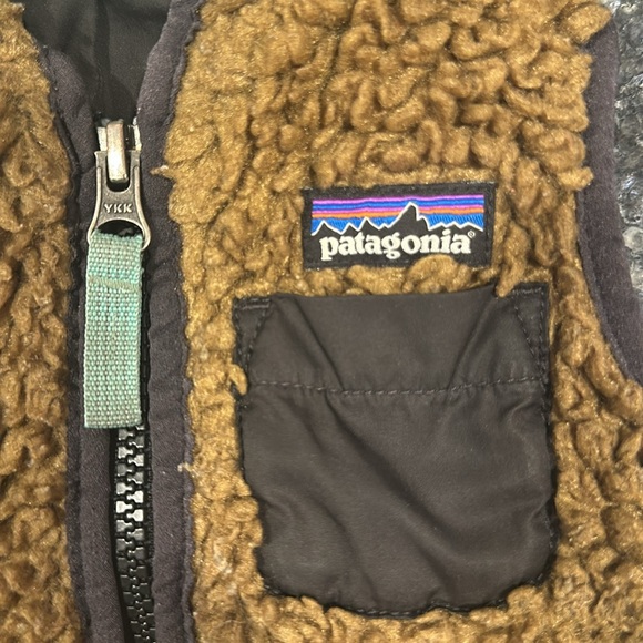 Patagonia Retro X-Fleece Vest size 6-12 months - Picture 3 of 4